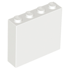 LEGO 49311 White Brick 1 x 4 x 3 (losse stenen 2-3)